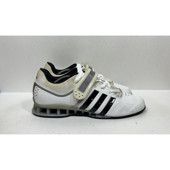 Adidas Adipower Weightlifting Shoes Core White M25733 Men's Size 12.5